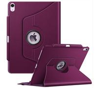 FINTIE Rotating Case for iPad Air 13 inch M4 (2026) / M3 (2025) / M2 (2024) - [360 Degree Swivelling] Premium Leather Protective Cover with Pencil Holder, Auto Sleep/Wake, Purple