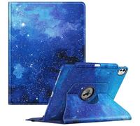 Fintie Rotating Case for iPad Pro 13-inch (M4) 2024 with Pencil Holder - 360 Degree Swiveling Protective Stand Cover with Auto Wake/Sleep, starry sky