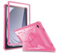 Fintie Shockproof Case for Samsung Galaxy Tab A9 Plus/A9+ 5G 11 Inch 2023 Model (SM-X210/X216/X218), Tuatara Rugged Unibody Hybrid Bumper Kickstand Cover Built-in Screen Protector, Magenta