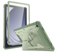 Fintie Shockproof Case for Samsung Galaxy Tab A9 Plus/A9+ 5G 11 inch 2023 Model(SM-X210/X216/X218), Tuatara Rugged Unibody Hybrid Bumper Hybrid Kickstand Built-in Screen Protector Sage Green