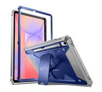Fintie Shockproof Case for Samsung Galaxy Tab S10 Lite/ S10 FE/ S9 FE 5G 10.9 Inch/Tab S9 11 Inch, Tuatara Rugged Unibody Hybrid Bumper Kickstand Cover Built-in Screen Protector, Navy