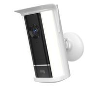 FINTIE Silicone Case for Ring Spotlight Cam Pro 2025, Soft Silicone Weather Resistant Protective Skin Cover for Ring Spotlight Cam Pro Camera, White