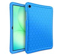 Fintie Silicone Case for Samsung Galaxy Tab A11+ Plus 11 Inch 2025/ A9+ Plus 2023, Honey Comb Series Kids Friendly Light Weight Shock Proof Protective Cover, Blue