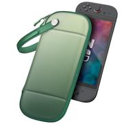 FINTIE Slim Carrying Case for Nintendo Switch 2 (2025), Protective Hard Shell Switch 2 Case w/10 Game Card Slots, Portable Travel Storage Cover w/Pocket for Amiibo Card & Accessories (Green)