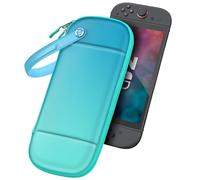 FINTIE Slim Carrying Case for Nintendo Switch 2 (2025), Protective Hard Shell Switch 2 Case w/10 Game Card Slots, Portable Travel Storage Cover w/Pocket for Amiibo Card & Accessories (Blue)