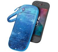 FINTIE Slim Carrying Case for Nintendo Switch 2 (2025), Protective Hard Shell Switch 2 Case w/10 Game Card Slots, Portable Travel Storage Cover w/Pocket for Amiibo Card & Accessories, Starry Sky