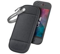 FINTIE Slim Carrying Case for Nintendo Switch 2 (2025), Protective Hard Shell Switch 2 Case w/10 Game Card Slots, Portable Travel Storage Cover w/Pocket for Amiibo Card & Accessories, Grey