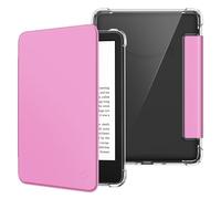 FINTIE Slim Case for 6" Kindle 11th Gen 2024/2022, Lilac Pink | Ultra Clear Soft Flexible TPU Back Cover, Light Shell, with Auto Wake/Sleep, for Kindle 2024/2022 11th Gen
