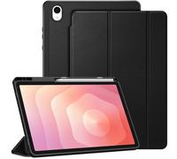 FINTIE Slim Case for Samsung Galaxy Tab S11 5G 11 Inch 2025 | Model (SM-X730/X736B) with Built-in S Pen Holder, Soft TPU Smart Stand Back Cover Auto Wake/Sleep Feature, Black
