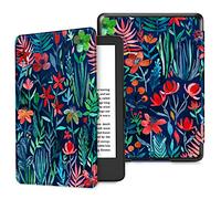 FINTIE Slimshell Case for 6" All-New Kindle (11th Generation)- 2024/2022 Release, Lightweight PU Leather Cover with Auto Sleep/Wake for Kindle 11th Generation 2024 e-Reader, Z-Jungle Night