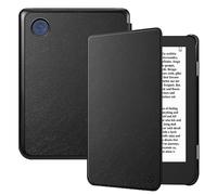 Fintie Slimshell Case for 6" Kobo Clara Colour (2024) /Clara BW (2024) /2E (2022) - Slim Lightweight Premium PU Leather Cover with Auto Sleep/Wake, Black