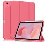 Fintie SlimShell Case for iPad (A16) 11th Generation 11 Inch (2025), iPad 10th Generation 10.9 Inch (2022) - Flexible Soft TPU Stand Back Cover with Pencil Holder, Pink