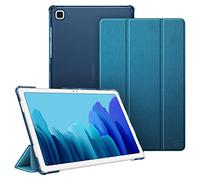 FINTIE SlimShell Case for Samsung Galaxy Tab A7 10.4 Inch 2022/2020 Model (SM-T500/T503/T505/T507/T509), Lightweight Stand Translucent Frosted Back Cover, Auto Wake/Sleep, Navy Blue