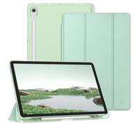 FINTIE SlimShell Case for Samsung Galaxy Tab S10 Lite/ S10 FE 2025/ S9 FE 10.9 Inch/ S9 11 Inch Tablet with Pen Holder, Tri-Fold Stand Translucent Back Cover with Auto Wake/Sleep, Mint