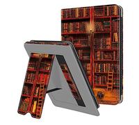 FINTIE Stand Case for 6" All-New Kindle (11th Generation)- 2024/2022 Release, PU Leather Cover with Card Slot & Hand Strap for Kindle 11th Generation 2024 e-Reader, Z-Library