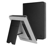FINTIE Stand Case for 6" Kindle Paperwhite (Fits 10th Generation 2018 and All Paperwhite Generations Prior to 2018) - Premium PU Leather Sleeve Cover with Card Slot and Hand Strap, Black
