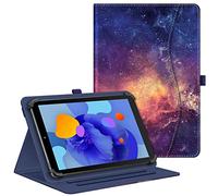 FINTIE Universal 10.1 inch Tablet Case, [Multi-Angle] Folio Cover with Document Pocket Elastic Clip for All 9-10" Tablet, Compatible with Samsung/Lenovo/Huawei/TECLAST/Fusion 5, Galaxy