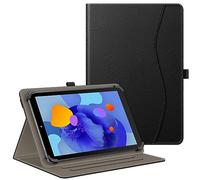 FINTIE Universal Case for 9-11 inch Tablet, [Multi-Angle] Folio Cover with Pocket, Elastic Clip for 9" 10" 11" Tablet, Compatible with Samsung/Lenovo/Huawei/TECLAST/Fusion 5, Black