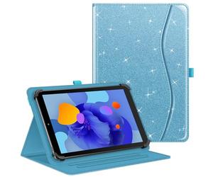Fintie Universal Tablet Case for Ainmel/Whitedeer/DOOGEE U10/Tab A9 Pro/MUISOO/TPZ 10 Inch, SVITOO/DOOGEE U11 Pro/Tab G6/A9+ 11 Inch, Multi-Angle Case Universal for 9-11 Inch Tablet, Glitter Blue