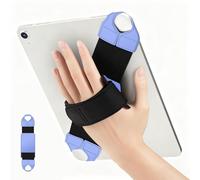 FINTIE Universal Tablet Wrist Strap for 9-11 Inch Tablets & eReaders, [360° Rotatable] PU Leather, Safe, Portable, Adjustable Handle for iPad/Samsung/Xiaomi Tablets, Blue