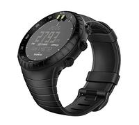 Fintie Watch Band Compatible with Suunto Core, Rubber Accessory Strap Replacement Wrist Sport Bands w/Metal Clasp Compatible with Suunto Core Smartwatch, Black