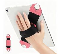 FINTIE Wrist Strap Universal Tablet for 9-11 Inch Tablets & eReaders, [360° Rotatable] PU Leather, Safe, Portable, Adjustable Handle for iPad/Samsung/Xiaomi Tablets, Watermelon