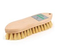 Finyl Fix Vinyl & Leather Scrub Brush - Natural, Non-abrasive Tampico Bristles: Upholstery Cleaning, Boats, Canvas, Car Detailing, Couch Cleaner, Leather Car Seat Cleaner, Pet, Pig, Horse & Shoe Brush
