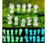 Finyoffiy 20Pcs Glow in the Dark Tree Spirits Glow in Dark Tree Elves Fairy Mini Glow Fairy Garden Accessories Outdoor for Decor Plant Tree Patio Lawn Terrace Balcony Yard Micro Landscape Kit (20Pack)