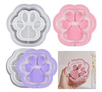 Finyoffiy Cat Claw Resin Jar Mold Epoxy Silicone Mold for DIY Cat Claw Ashtray Jewelry Storage Box Candy Jar Handmade Valentine's Day Christmas Birthday Gift (Cat)