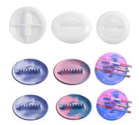 Finyoffiy Large Round Resin Tray Mold Tableware Storage Tray Silicone Mold Large Rolling Tray Epoxy Mold DIY Jewelry Holder,Fruit Board, Dessert Dish,Home Decoration (Round)