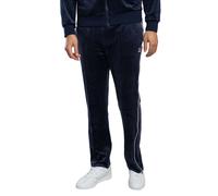 Fio Velour Straight Joggers Navy/Gardenia S