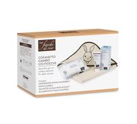 Fiocchi di Riso - Change Box with Bows - Kit for a Nappy Change with Bows - Non-Water Wipes, Change Paste, Mioderm Intimate Cleanser - Gift Idea