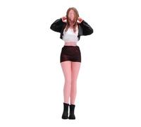Fiocias 1:64 Scale Long Hair Girl Figure DIY Projects Train Railway Decor Painted