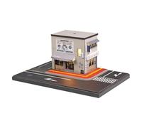 Fiocias 1/64 Scale Model Car Display Case, Display Case, Display Box, Japanese Izakaya Diorama