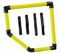 Fiocias 1 Piece Corner Target Soccer Goal Football Training Tool Target Precision Goal Net Area Highlighted PP Material Suitable for Adults And Children, Double Target