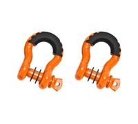 Fiocias 2 D-Shaped Shackles, Easy-to-Open Tow Shackles for Tow Straps, Truck Vehicle Type M, Style C