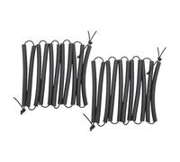 Fiocias 2-Piece Crossbar Jumping Height Bungee Accessory, Lightweight And Elastic for Physical Training in The Gym for Men And Women, Black