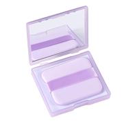 Fiocias 200 Pieces Mattifying Face Papers, Oil-Absorbing Sheets with Mirror, Lightweight, Made of Wood Fiber And Pulp Linen, Easy to Dispense for Touch-ups, Purple