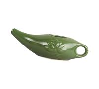 Fiocias 250ml Ceramic Nasal Cleaning Pot, Ergonomic with Safe and Soft Handle, Portable and Compact, Makes Washing Easy, Dark Green