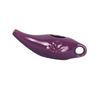 Fiocias 250ml Ceramic Nasal Cleaning Pot, Ergonomic with Safe and Soft Handle, Portable and Compact, Makes Washing Easy, Violet