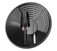 Fiocias 3Pcs Gold Panning Pans Set Sturdy Ideal for Enthusiasts Collection Tools