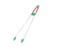 Fiocias Aluminum Litter Picker, Grabber, Lifting Device, Grabber Aid, Ergonomic Handle, Rustproof, Lightweight Material, Suitable for The Elderly, Gardening, Red