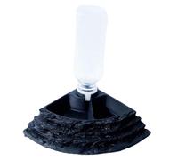 Fiocias Automatic Feeder for Reptiles, Automatic Water Dispenser, Sturdy, Resin, Function, Suitable for Chameleons And Terrariums, Black