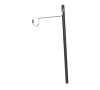 Fiocias Camping Lantern Pole Stand, Carbon Steel Hooked Light Holder with Multi-Function Utility Hook - 12.6/32cm Portable & Easy Install for Tent, Picnic Table, Outdoor Gear Organization