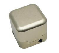 Fiocias Chalk Holder for Cue Chalk: A Container And A Compact Box As Part of The Billiard Equipment Made of Aluminum for And Games, Gold