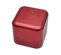 Fiocias Chalk Holder for Cue Chalk: A Container And A Compact Box As Part of The Billiard Equipment Made of Aluminum for And Games, Red