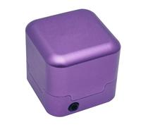Fiocias Chalk Holder for Cue Chalk: A Container And A Compact Box As Part of The Billiard Equipment Made of Aluminum for And Games, Purple