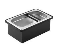 Fiocias Coffee Container with Stainless Steel, Sound-absorbing Rubber Base, Large Volume And Practical Handling for Restaurant Kitchens And Coffee Lovers, Multi, Large