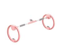 Fiocias Fitness Hoop Double Circular Training with Adjustable Weight, Intelligent Control, Hand for Sweat Training, Full, Pink