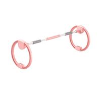 Fiocias Fitness Hoop Hand Crank Home Gym Training Circuit Workout Body Strengthening PP Metal Device Quiet for Office Home Use Muscle Traini, Pink